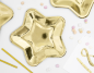 Preview: Teller Stern Gold - 23 cm - von PartyDeco